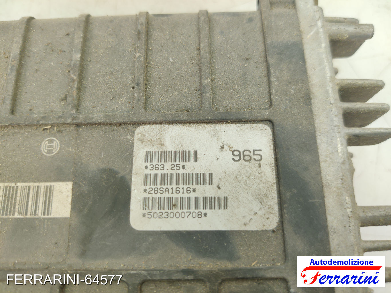 Centralina Motore LANCIA Y10 156 1.1 I.E FIRE 1989-1995 7647555, 7798512 6