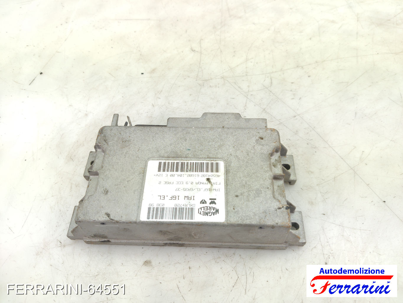 Centralina Motore FIAT PANDA 141 900 1992-1996 46524182, 26160210400, 6A3537