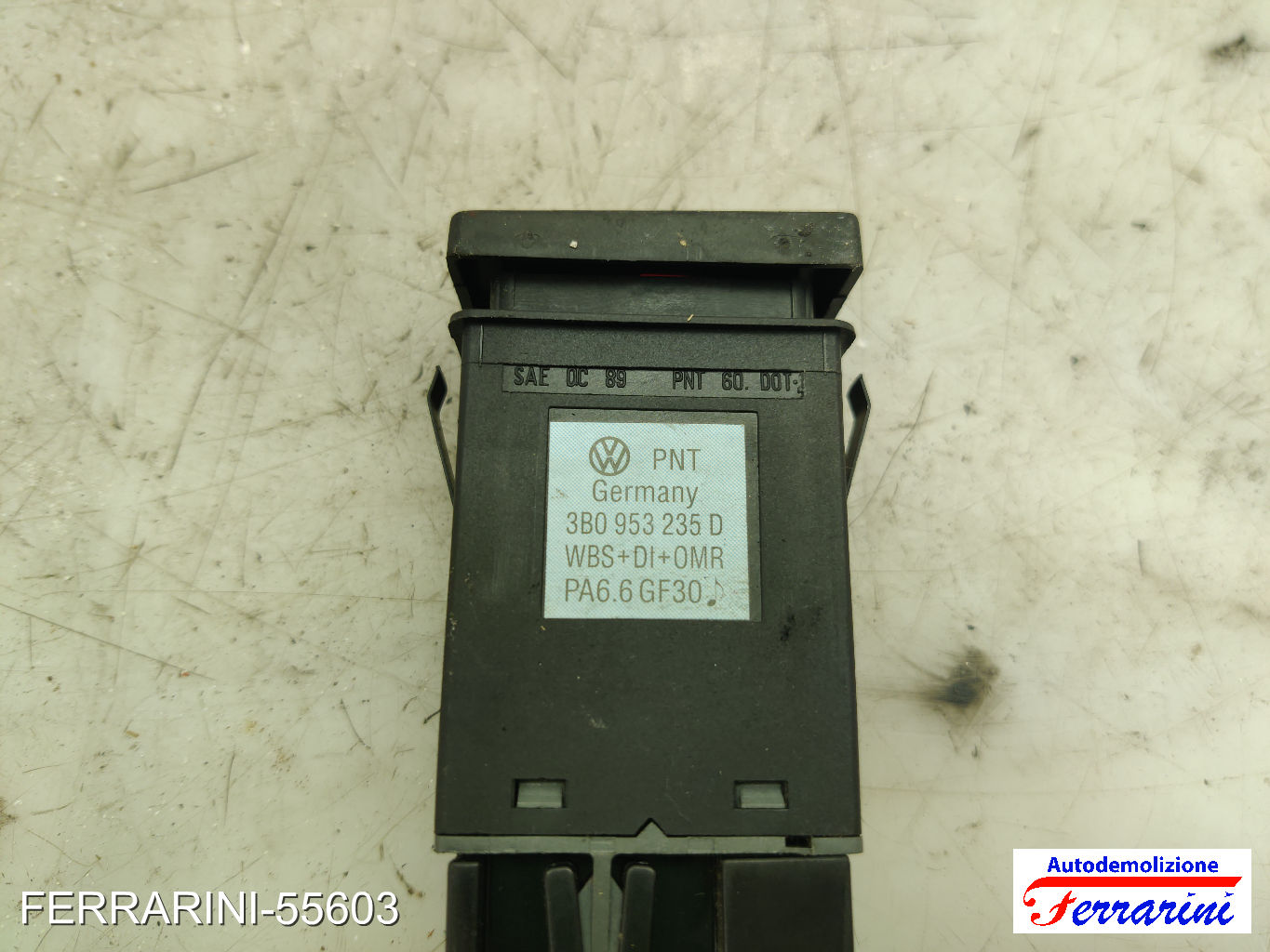 Interruttore Quattro Frecce VW PASSAT VARIANT 3B6 2000-2005 3B0953235D