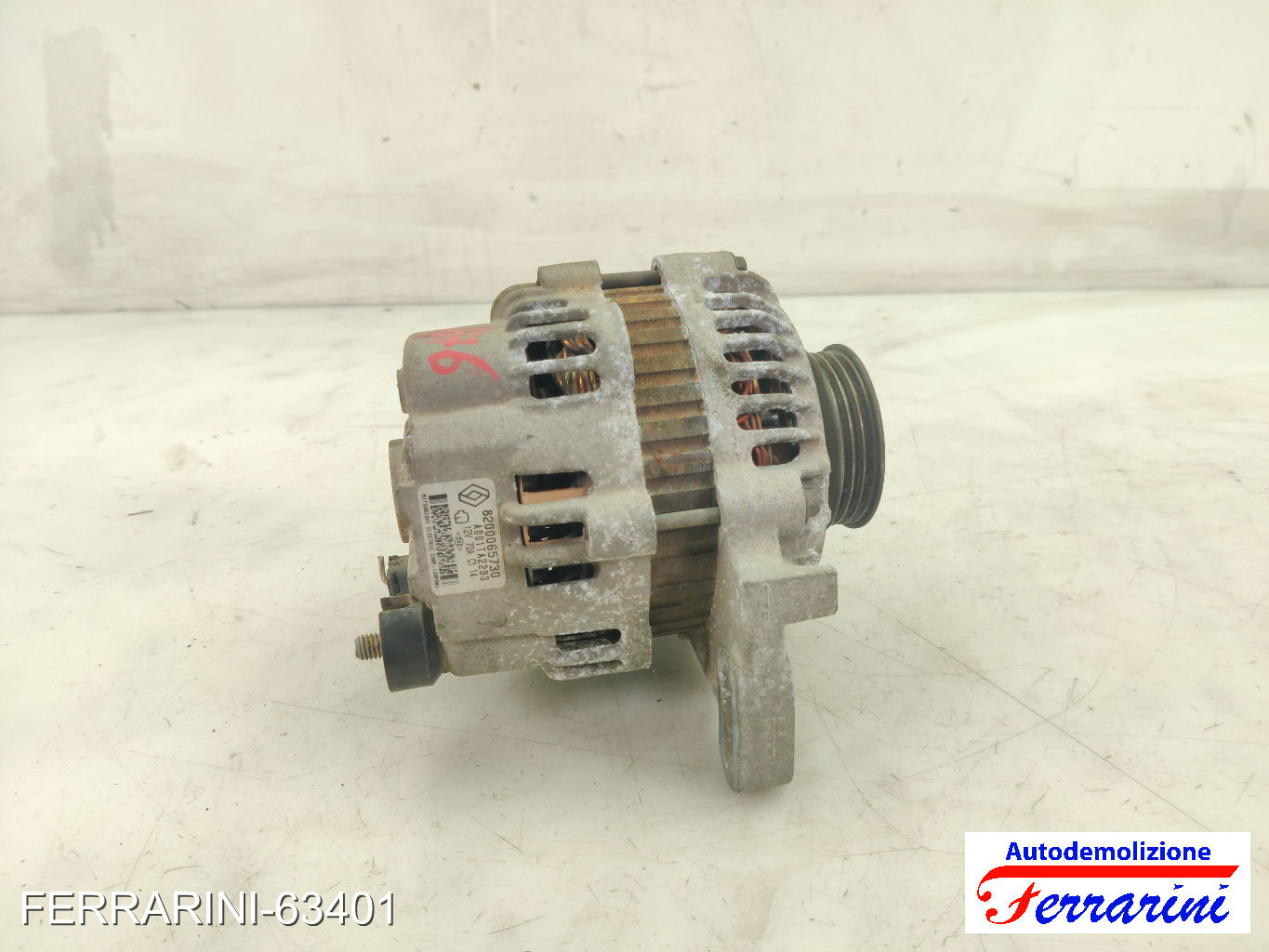 Alternatore RENAULT CLIO 2 BB, CB 1.2 1998-2010 8200065730, A001TA2293, 5705AT 12
