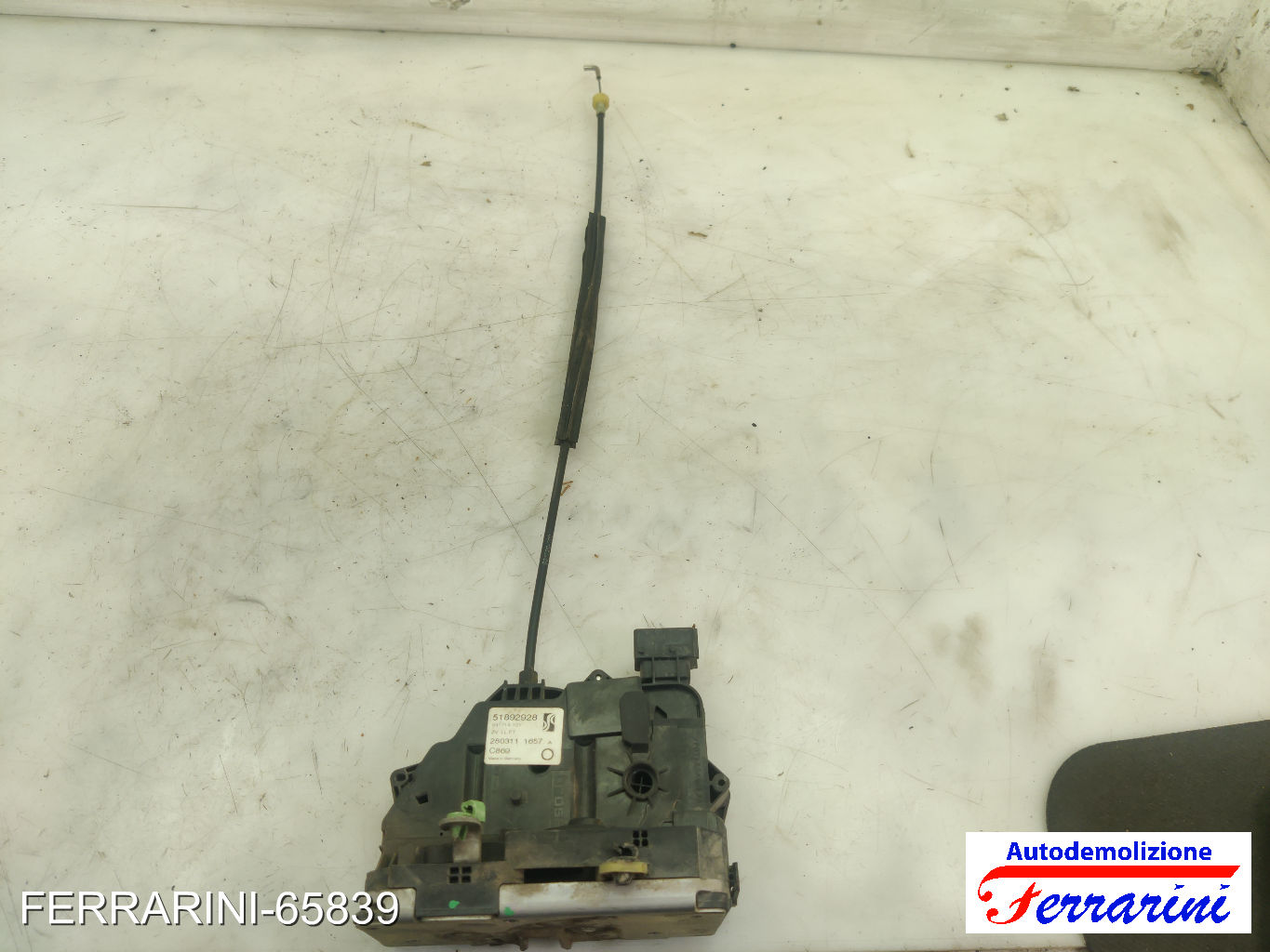 Serratura Porta FIAT PUNTO EVO 199 2009-2012 sinistro, sx, frontale, anteriore