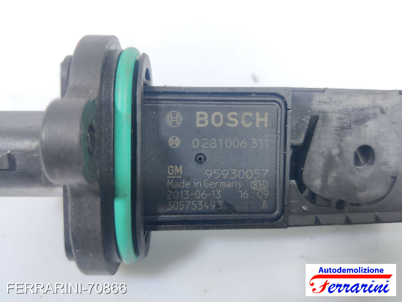 Debimetro OPEL MOKKA MOKKA X J13 1.7 CDTI 2012-2023 95930057, 0281006311 7