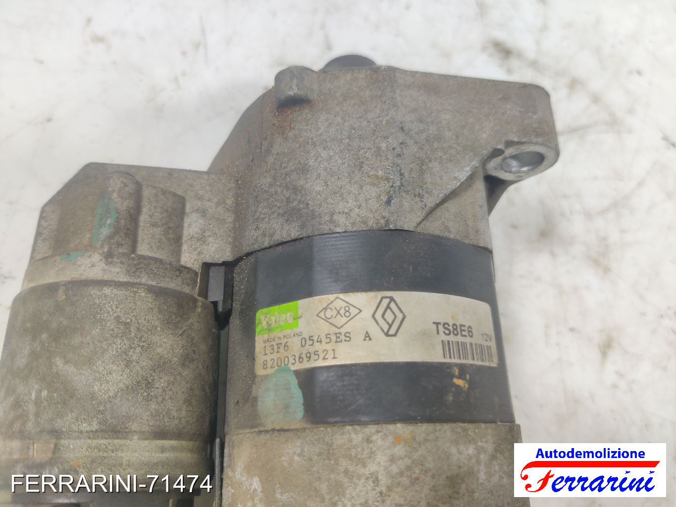 Motorino Avviamento RENAULT KANGOO KC0/1 1.2 16V 2001-2023 8200369521