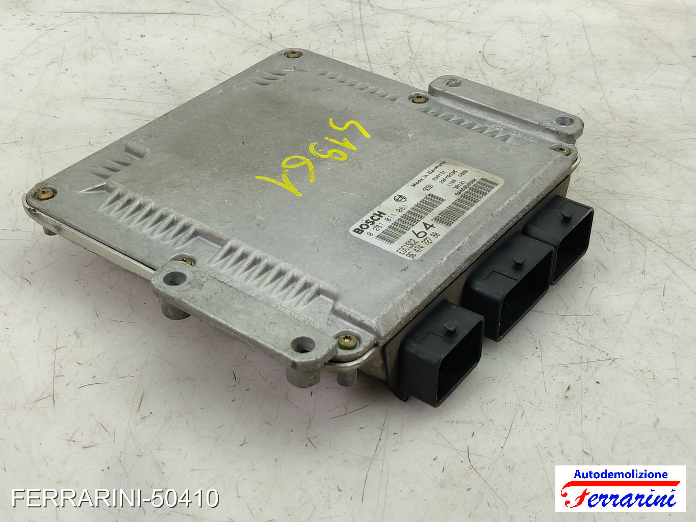 Centralina Motore PEUGEOT 307 3A/C 2.0 HDI 110 2000-2007 0281011081, 9647472780 6