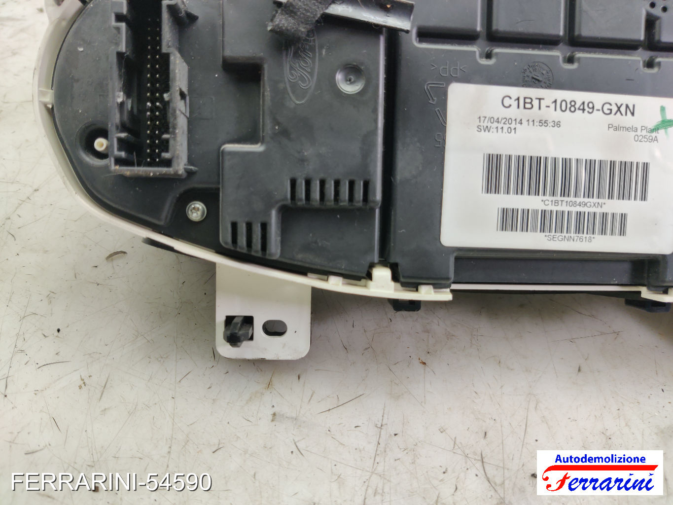 Quadro Contachilometri FORD FIESTA 6 CB1, CCN 1.5 TDCI 2012-2017 C1BT10849GXN