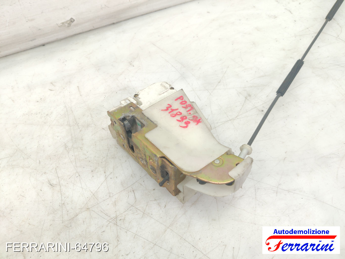 Serratura Porta LANCIA YPSILON 312 2011-2023 sinistro, sx, posteriore, post 8