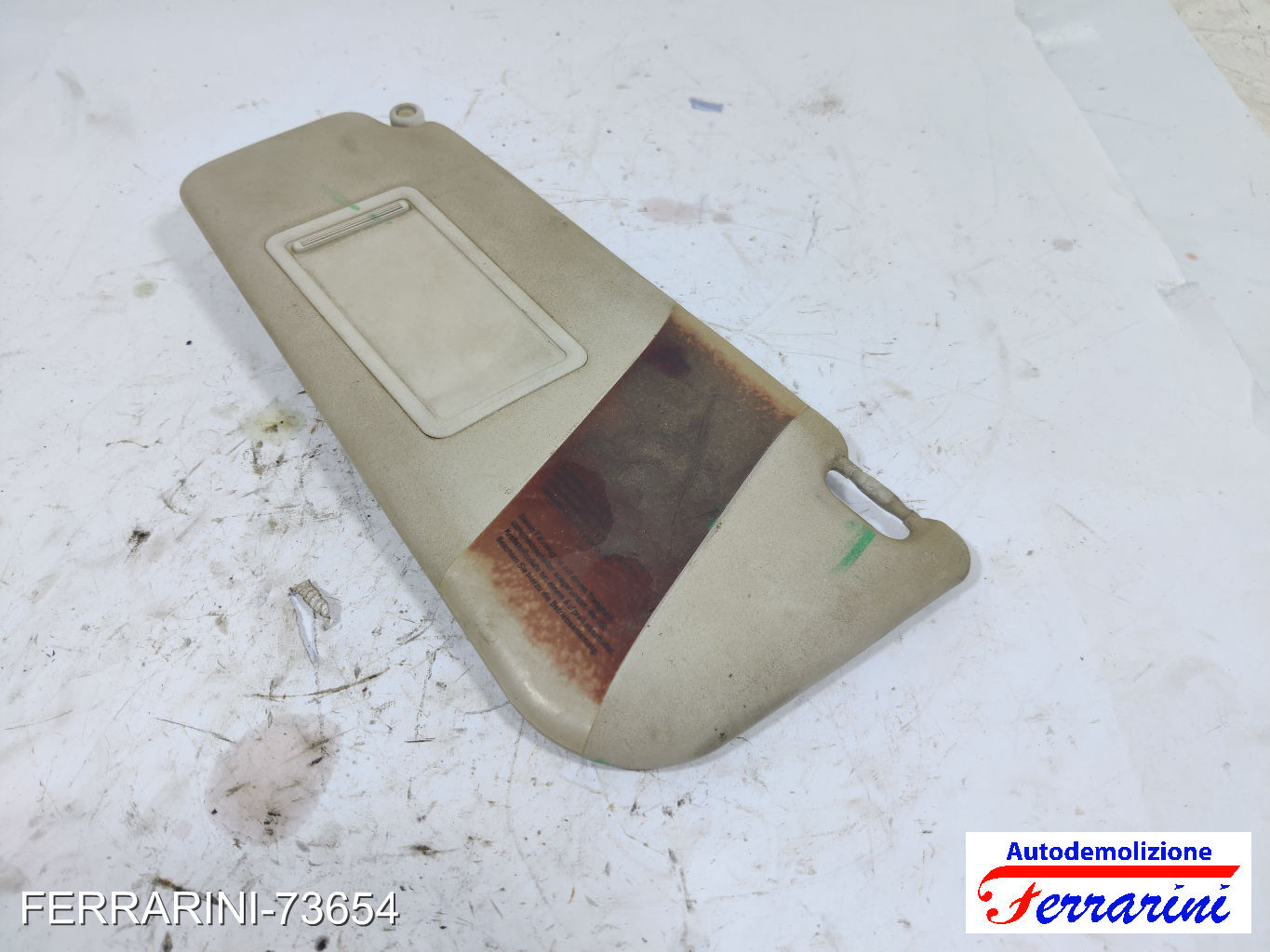 Aletta Parasole FIAT PUNTO 188 2001-2012 sinistro, sx 735272573