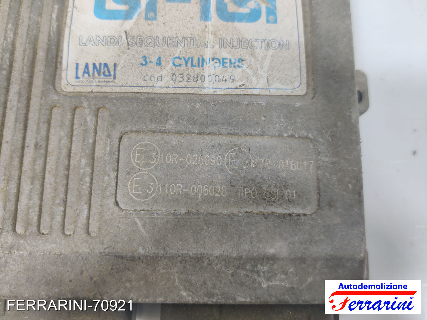 Centralina Gpl FIAT PANDA 169 1.1 2003-2012 032800049, LSINSI, LSIRSI 8