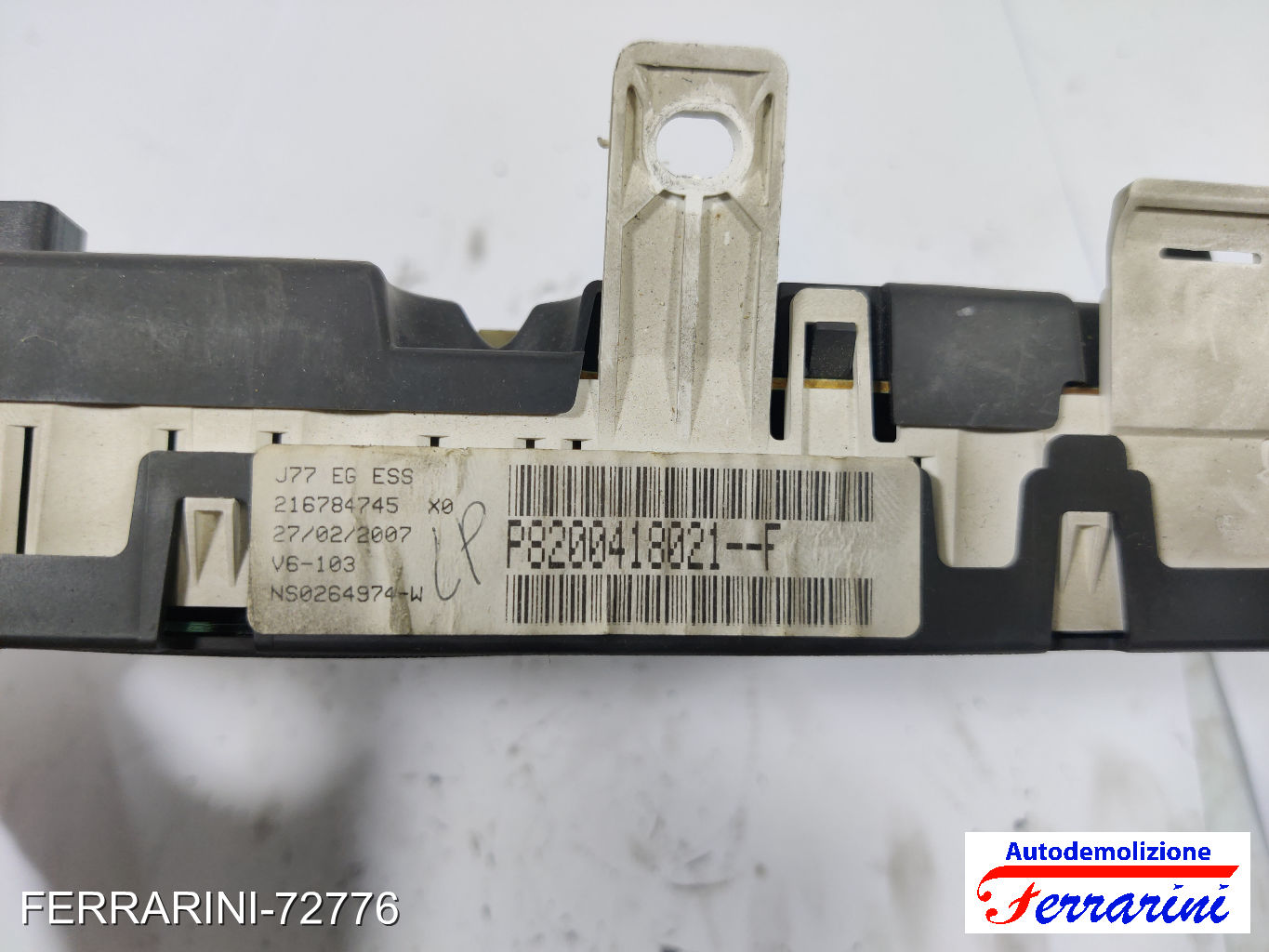 Quadro Contachilometri RENAULT MODUS F/JP0 1.2 2004-2023 8200418021