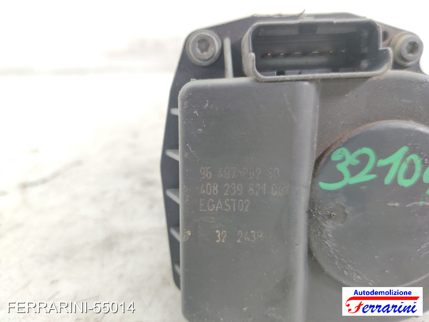 Corpo Farfallato CITROEN C3 1 FC, FN 1.1 LPG 2006-2009 408239821001, 9640798230