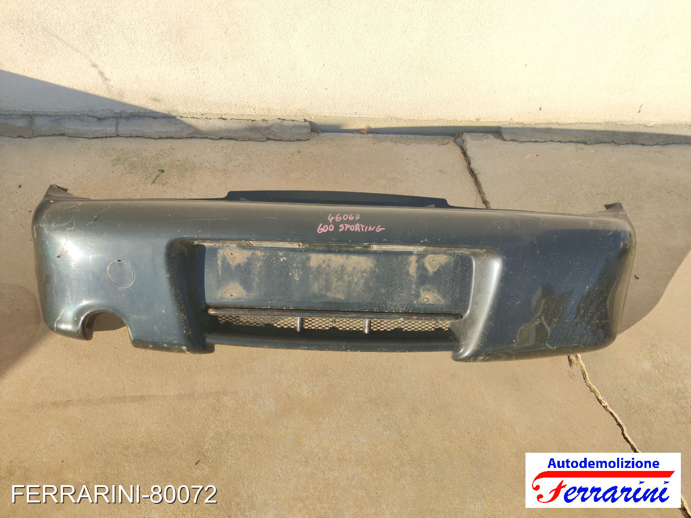 sporting Paraurti FIAT SEICENTO 600 187 1998-2010 Retro 735250377, 735241037