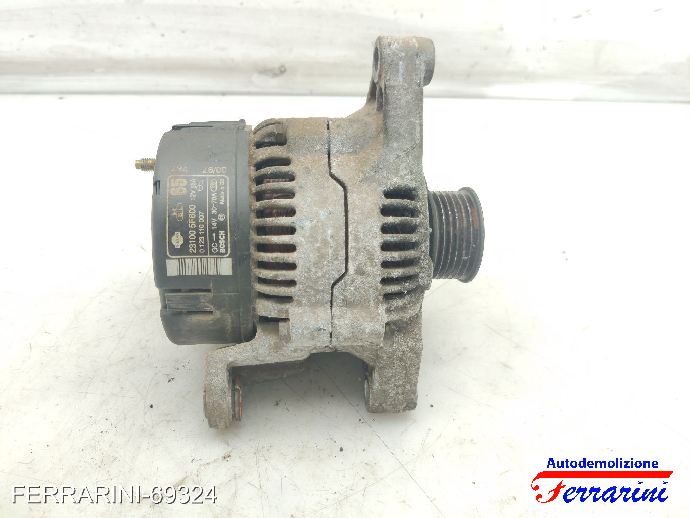 Alternatore NISSAN MICRA 2 K11 1.0I 16V 1992-2000 231005F600, 0123110007