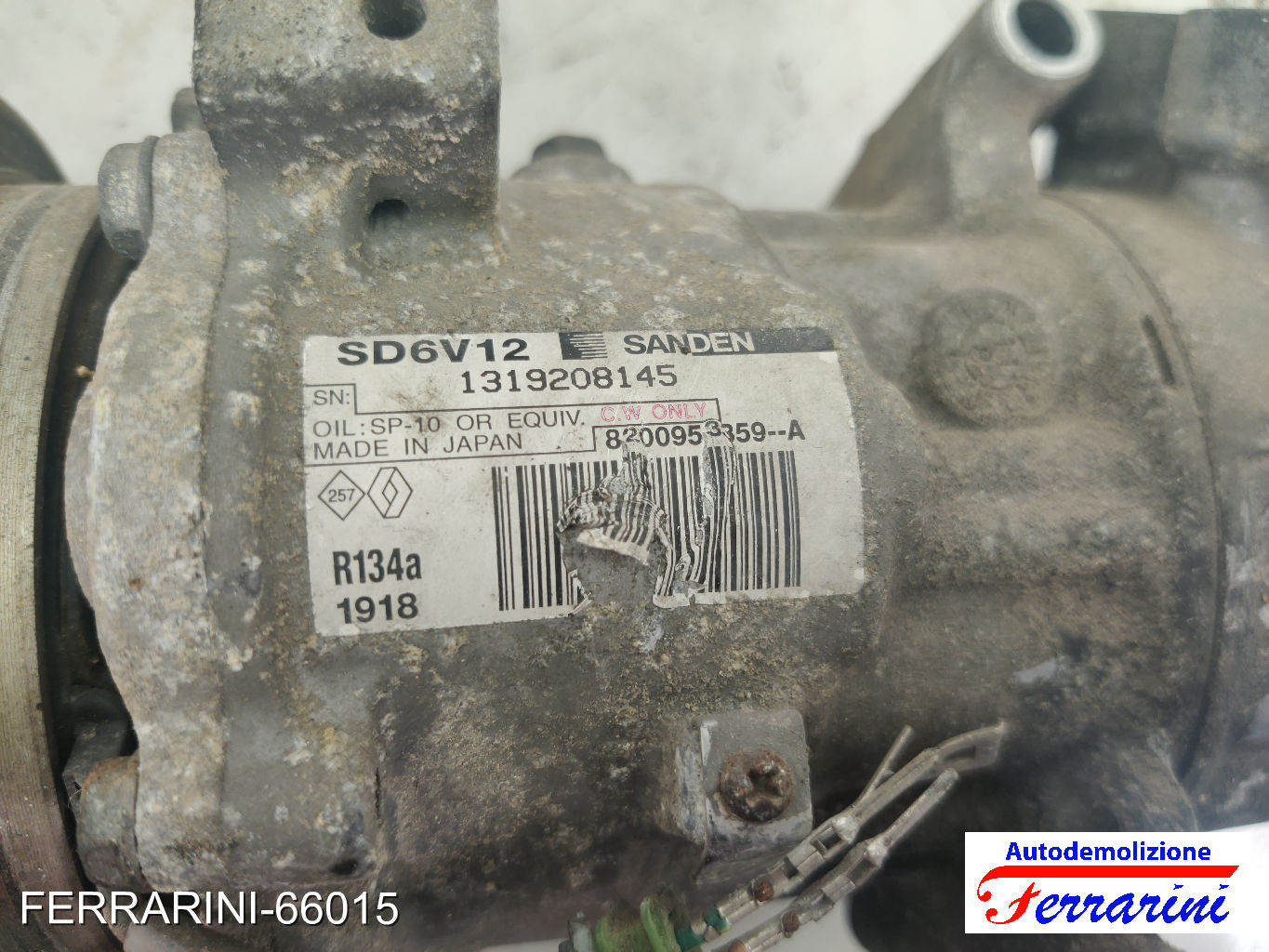Compressore Clima RENAULT MODUS F/JP0 1.5 DCI 90 2010-2023 8200953359 9