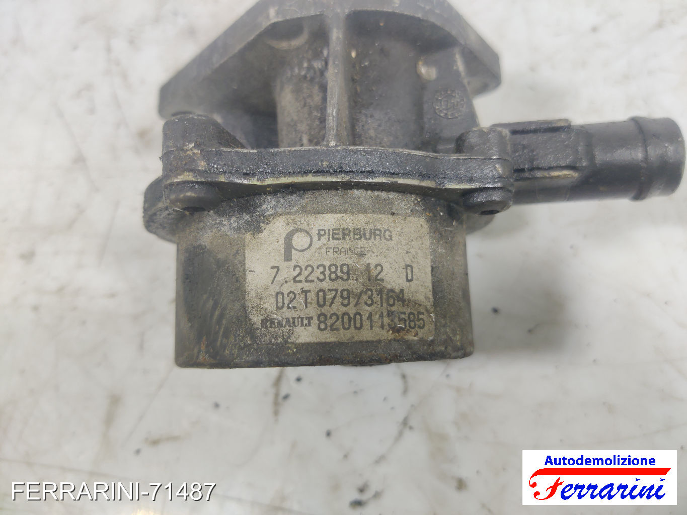Pompe Vuoto Depressore RENAULT CLIO 3 BR0/1, CR0/1 1.5 DCI 2005-2014 8200577807