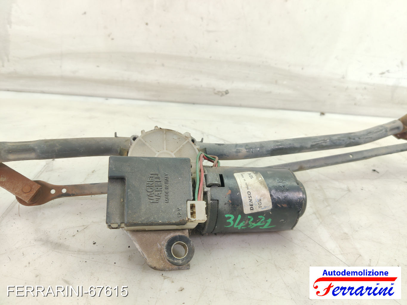 Spazzacqua Motorino Tergicristallo ALFA ROMEO 156 932 1997-2005 anteriore 9