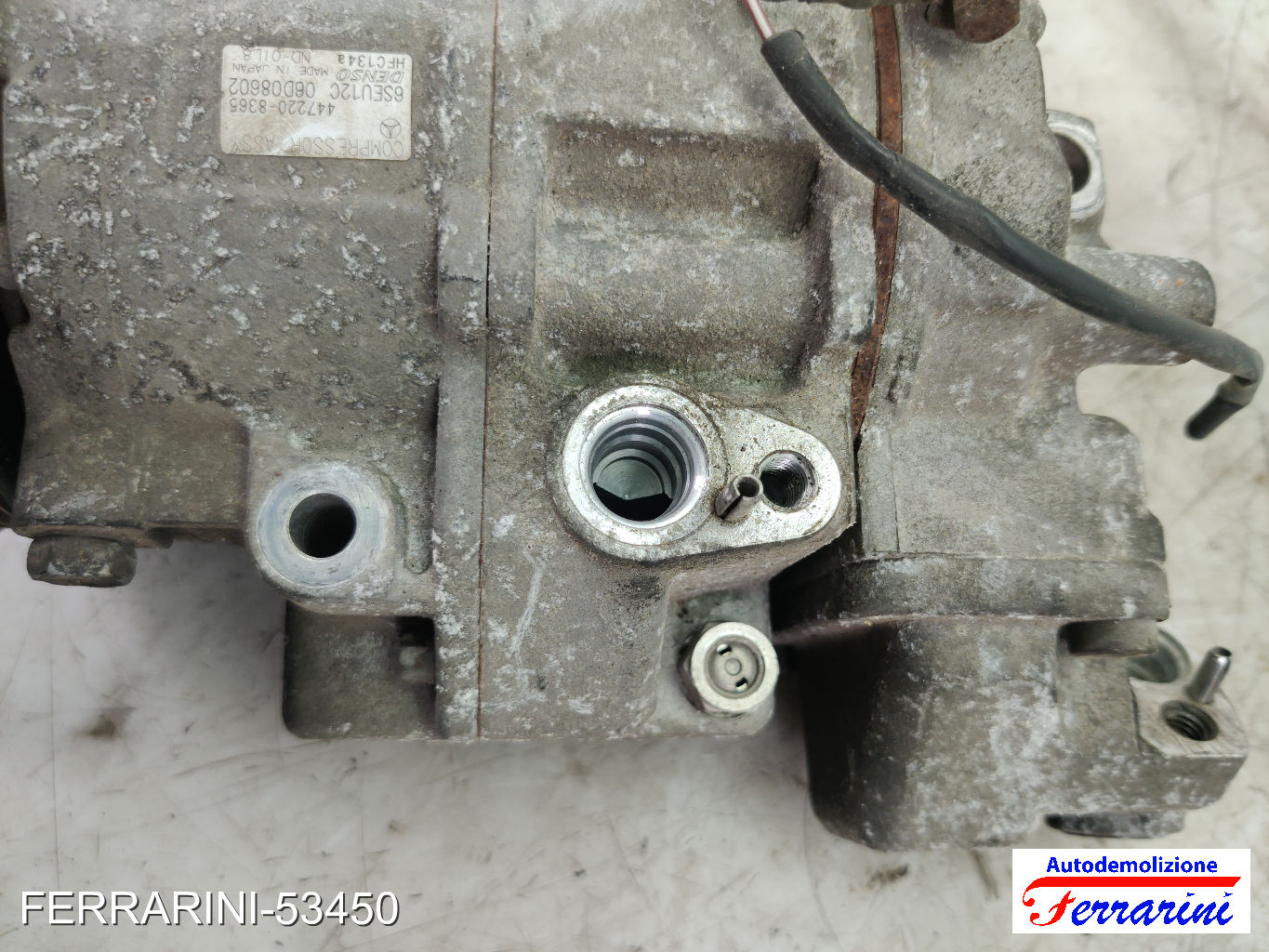 Compressore Clima MERCEDES CLASSE A W168 A 170 CDI 2001-2004 06D08602, 6SEU12C
