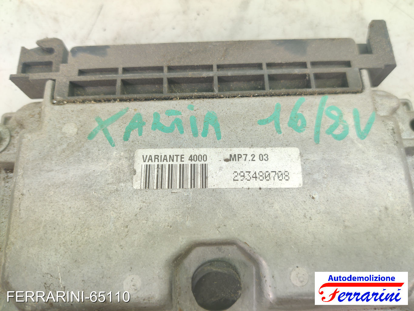 Centralina Motore CITROEN SAXO S0, S1 1.6 1996-2004 9632693880, 0261206214