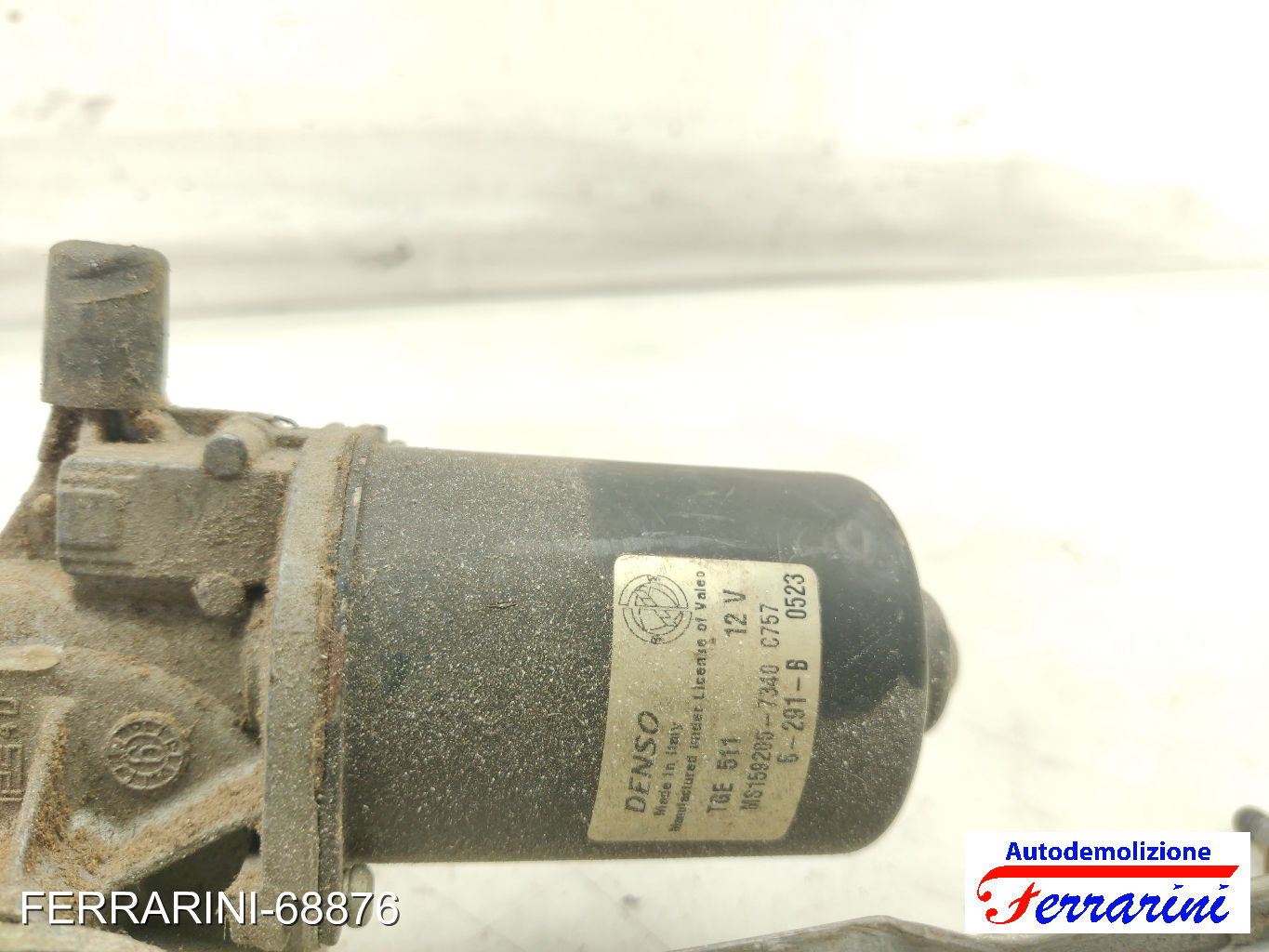 Spazzacqua Motorino Tergicristallo FIAT PUNTO 188 2003-2012 anteriore, frontale