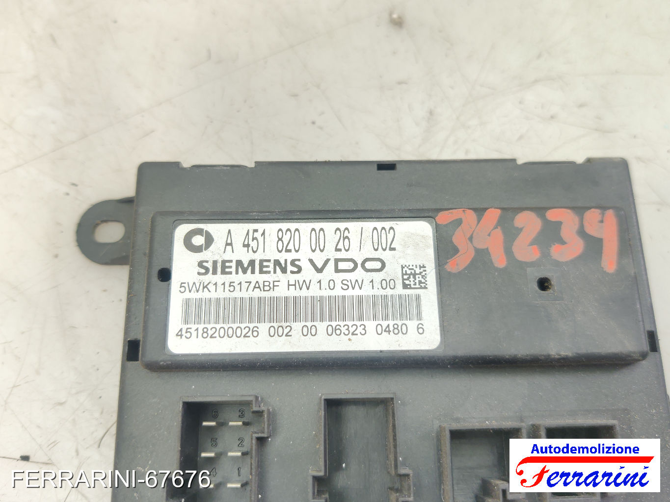 Kit Accensione SMART FORTWO COUPE 451 1.0 2007-2023 A1321532279 6