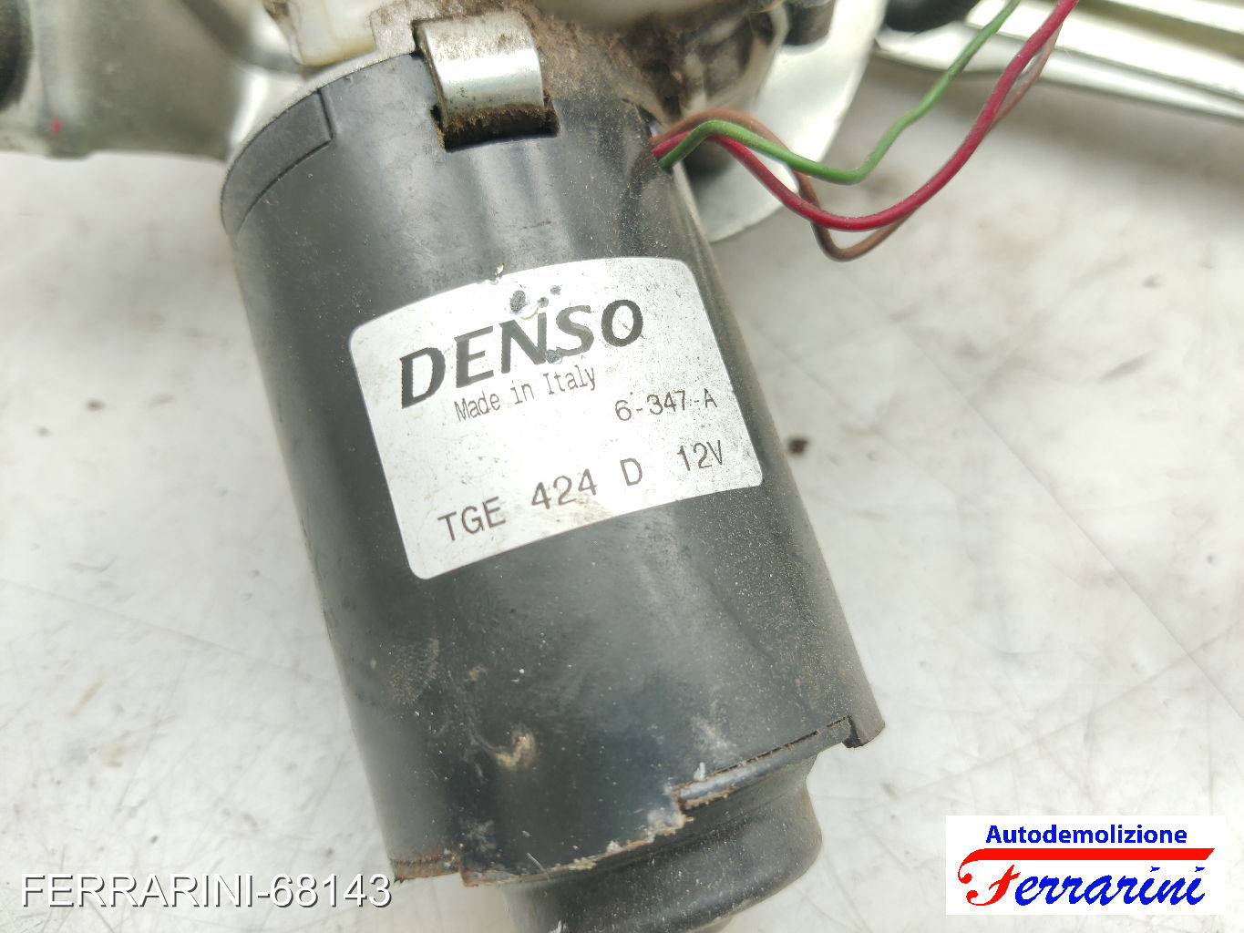 Spazzacqua Motorino Tergicristallo FIAT SEICENTO 600 187 1998-2010 anteriore