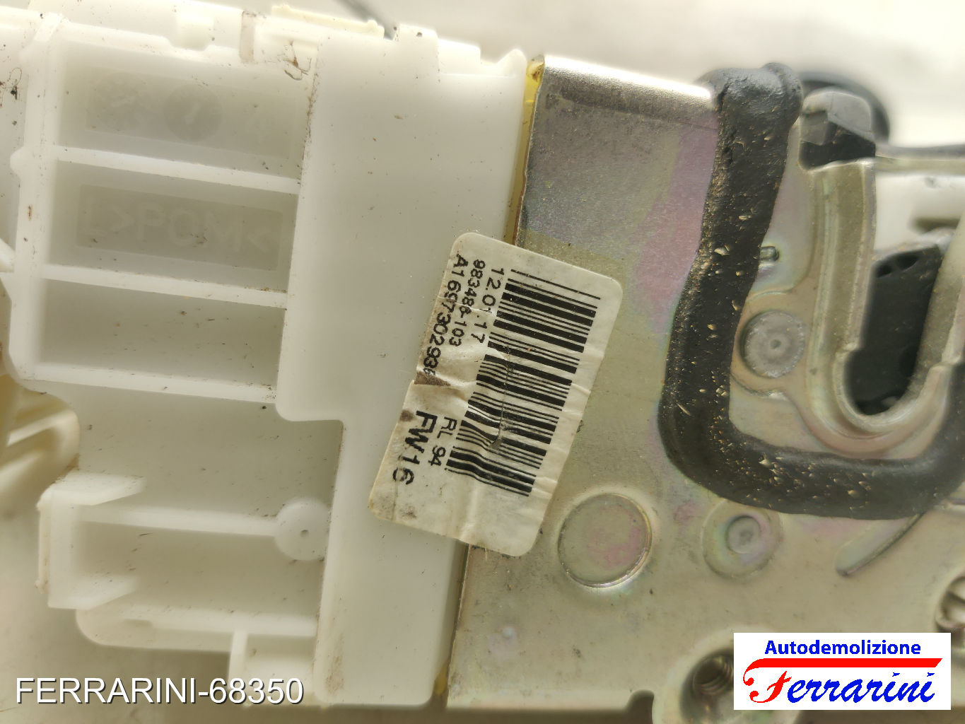 Serratura Porta MERCEDES CLASSE A W169 2004-2012 destro, dx, frontale, anteriore 7