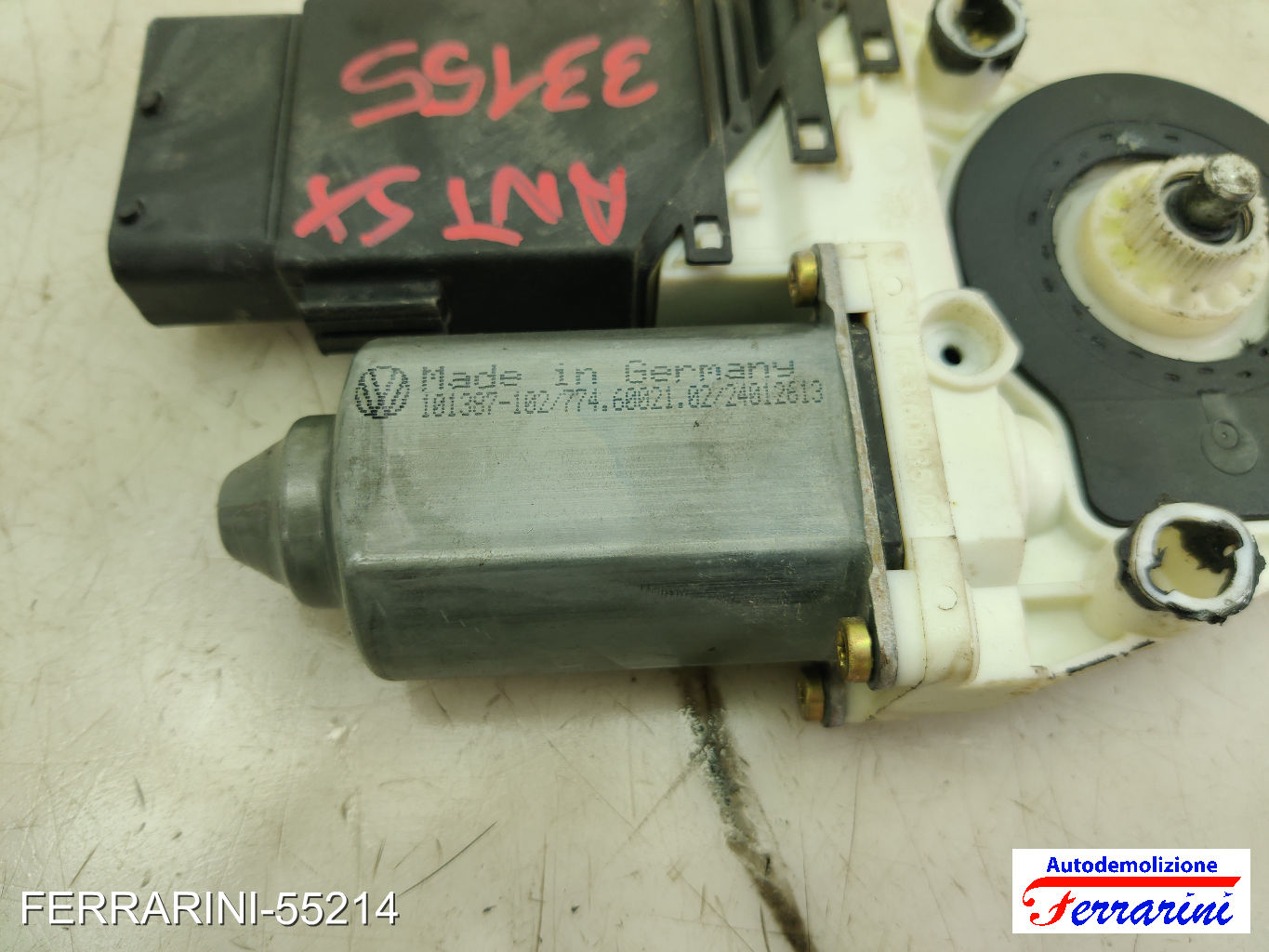 Motorino Alzavetro VW GOLF 4 1J1 1.6 16V 2000-2005