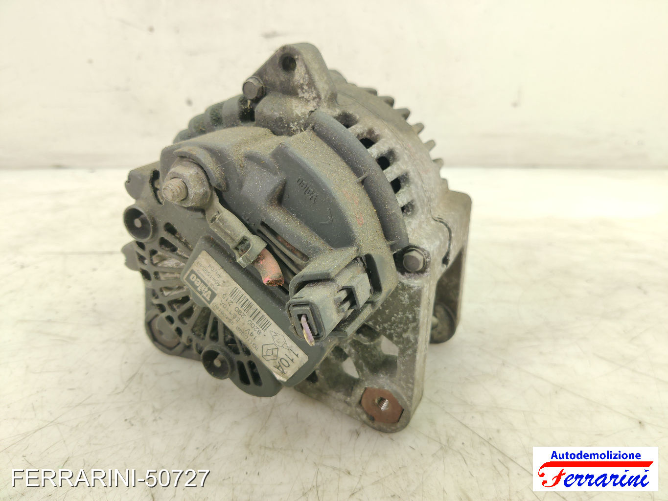 Alternatore RENAULT SCENIC 2 JM0/1 1.9 DCI 2003-2006 8200290215, TG11C022 6