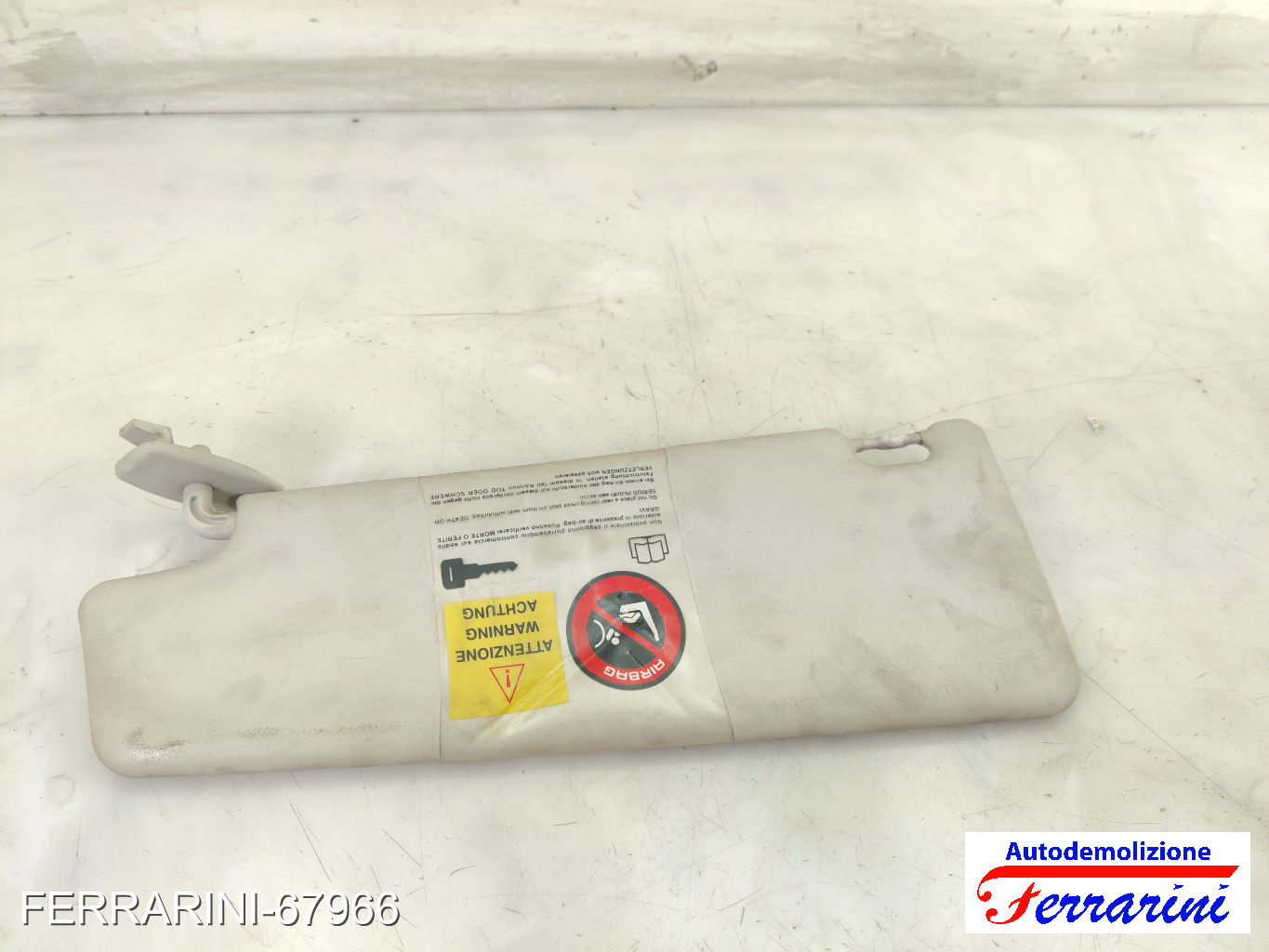 Aletta Parasole FIAT STILO SW 192 2005-2008 destro, dx 735411165, 36055