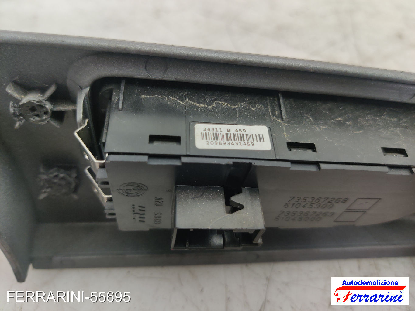 Interruttore Comando altezza fari FIAT PUNTO 199 2012-2023 735367268 6