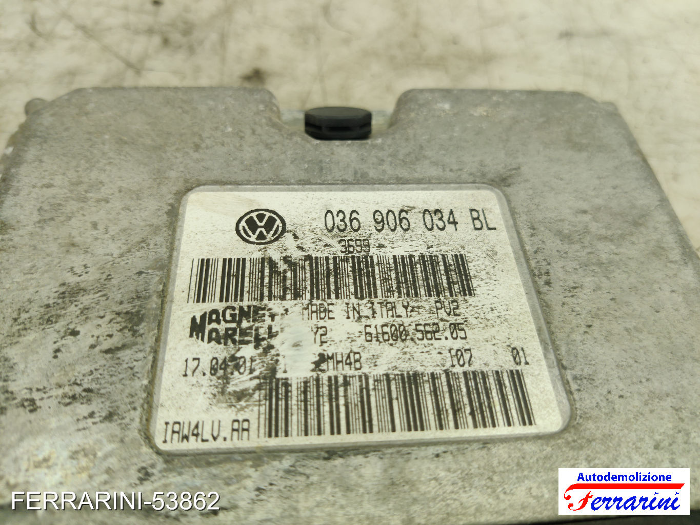 Centralina Motore SKODA FABIA 1 COMBI 6Y5 1.4 16V 2000-2007 036906034BL 7