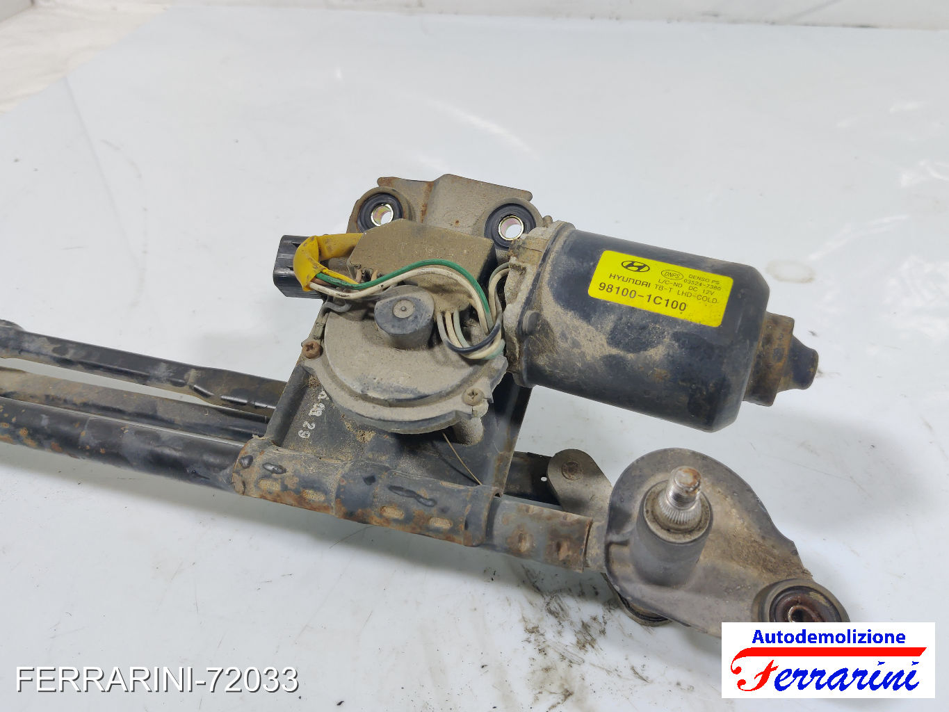 Spazzacqua Motorino Tergicristallo HYUNDAI GETZ TB 2005-2009 anteriore, frontale 9