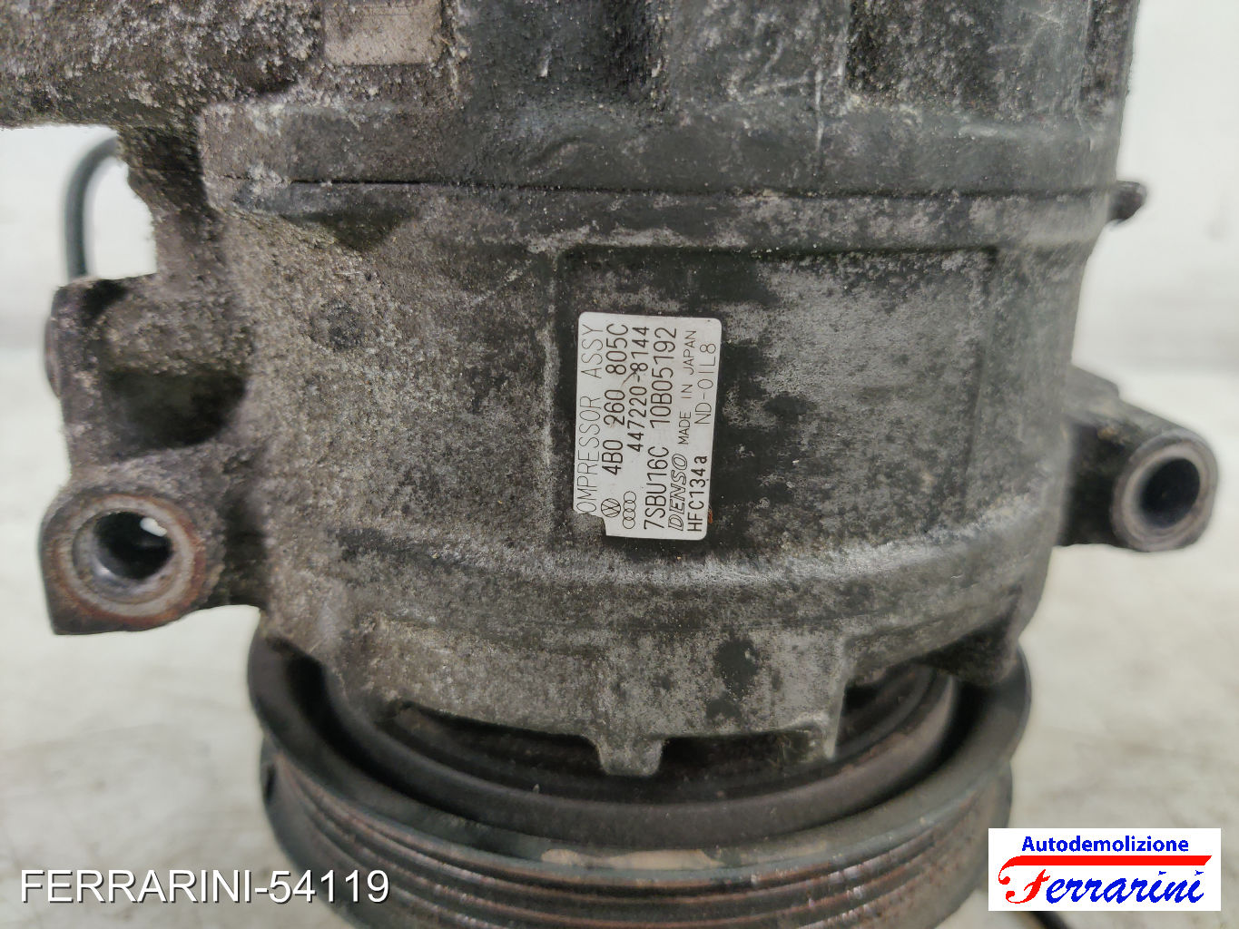 Compressore Clima AUDI A4 AT 8D5 2.5 TDI 1997-2001 4B0260805C, 4D0260805C