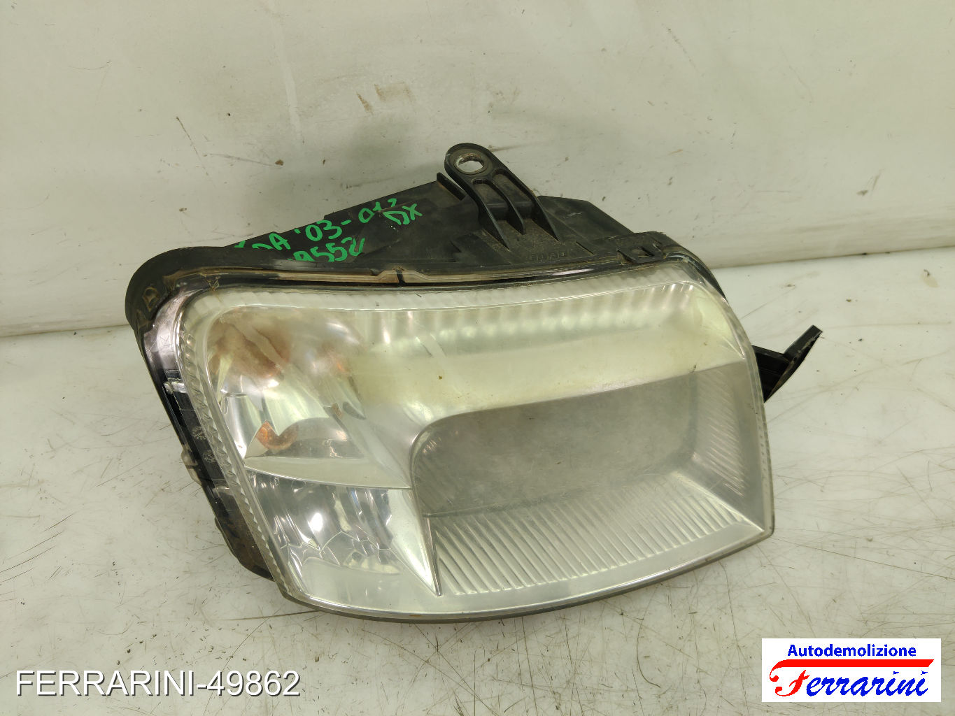 Faro Anteriore FIAT PANDA 169 2003-2012 destro, dx 51867675, 51794153, 51717075 11