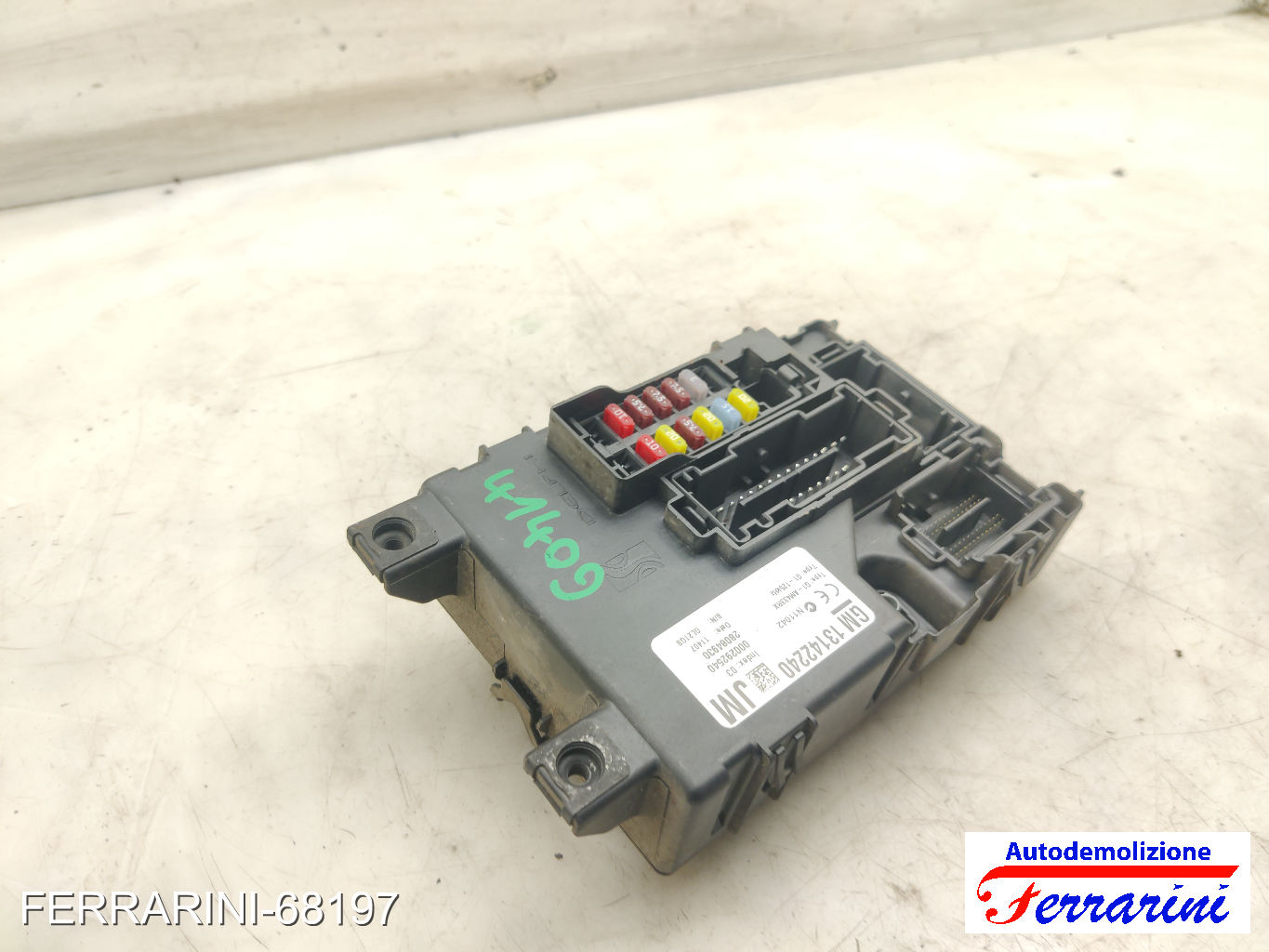 Body Computer OPEL CORSA D S07 1.2 2006-2014 13142240, GL21G8, 11407 9
