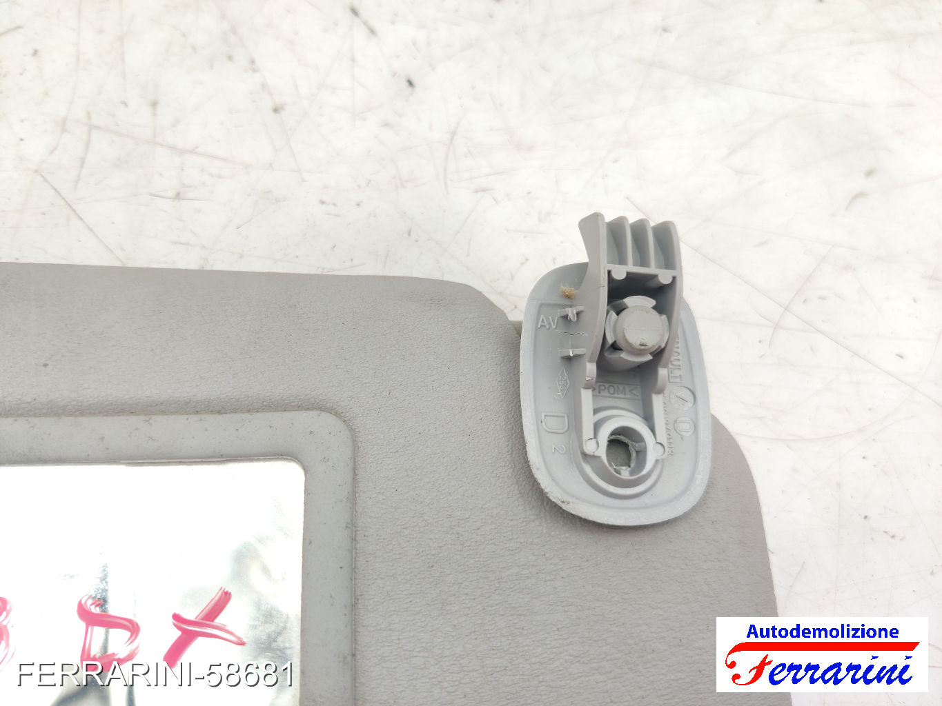 Aletta Parasole RENAULT CLIO 2 BB, CB 1998-2010 destro, dx 7700849118