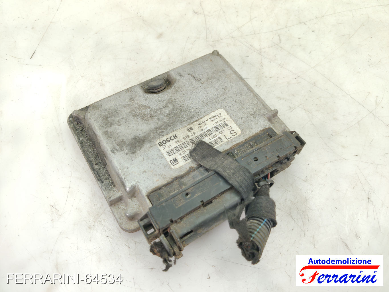 Centralina Motore OPEL ASTRA G T98 1.7 TD 1998-2000 90589736, 0281001670