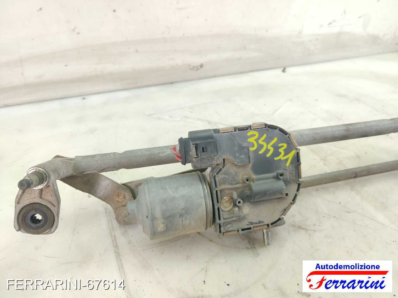 Spazzacqua Motorino Tergicristallo VW GOLF 5 1K1 2003-2008 anteriore, frontale 6