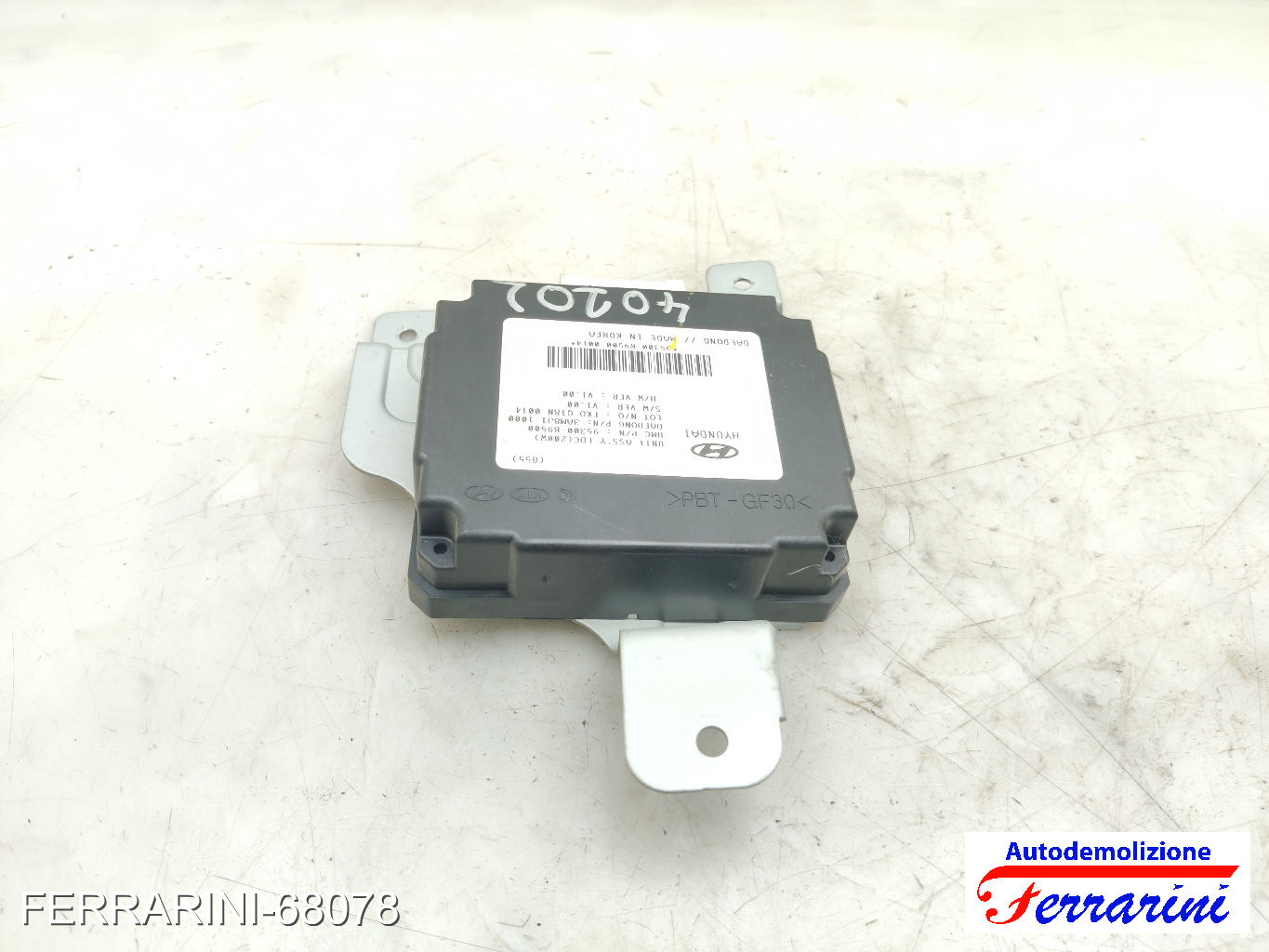Centralina Comfort HYUNDAI I10 BA, IA 2013-2023 95300B9500, UNITASSYLDC200W