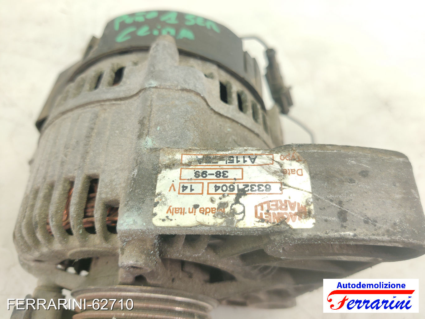 Alternatore FIAT PUNTO 176 60 1.2 1994-1999 46436507, 46748357, 46559015 7