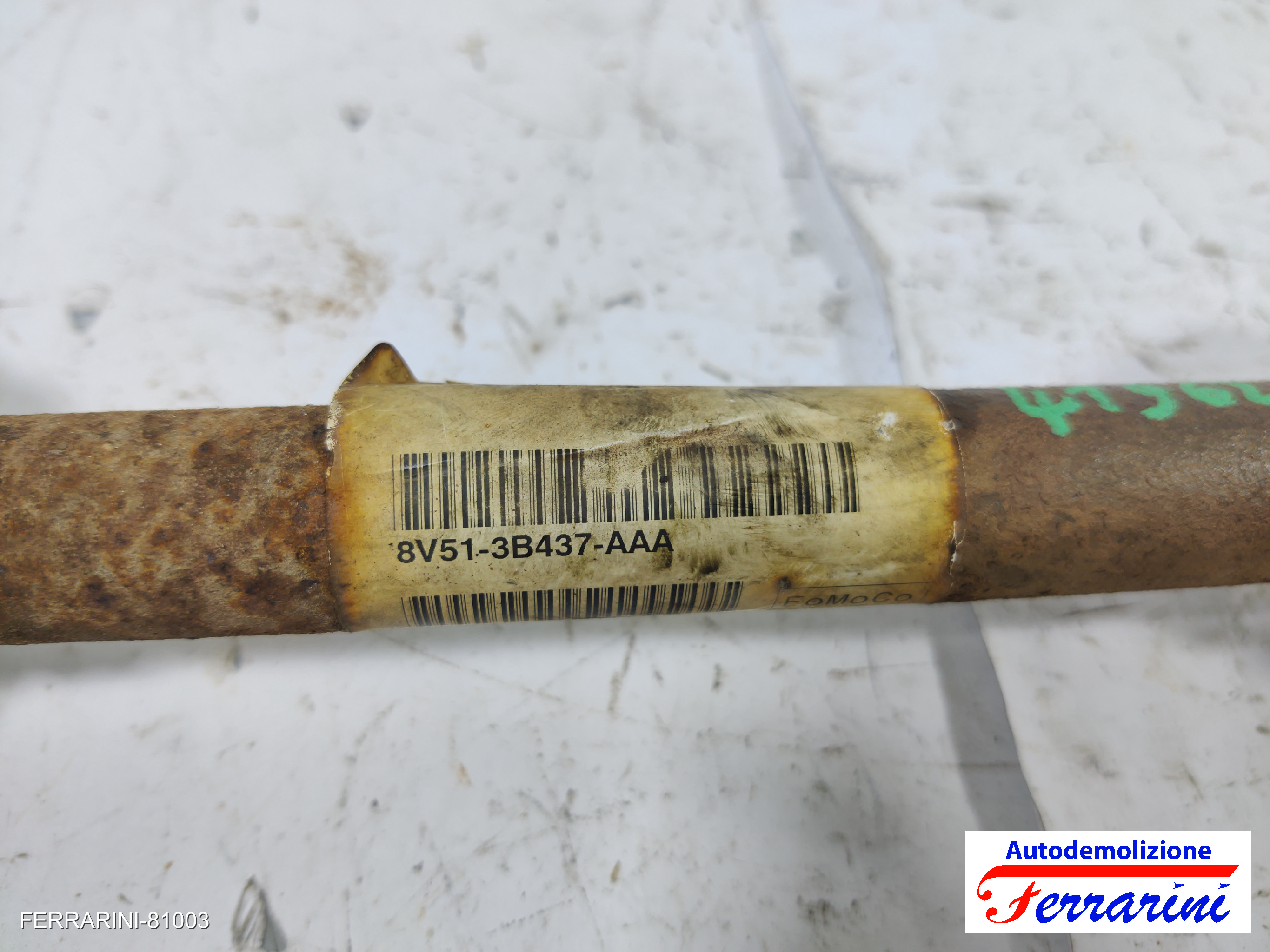 Semiasse FORD FIESTA 6 CB1, CCN 1.4 TDCI 2008-2012