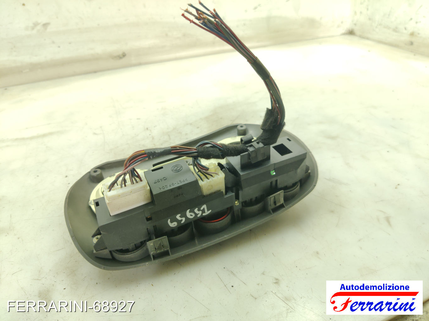 guscio coperchio Tastiera Clima FIAT SEICENTO 600 187 1998-2010 anteriore