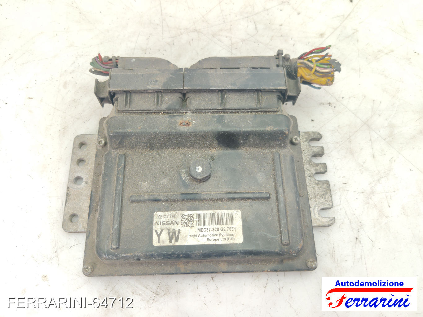 Centralina Motore NISSAN MICRA 3 K12 1.2 16V 2003-2010 MEC37320, G27531