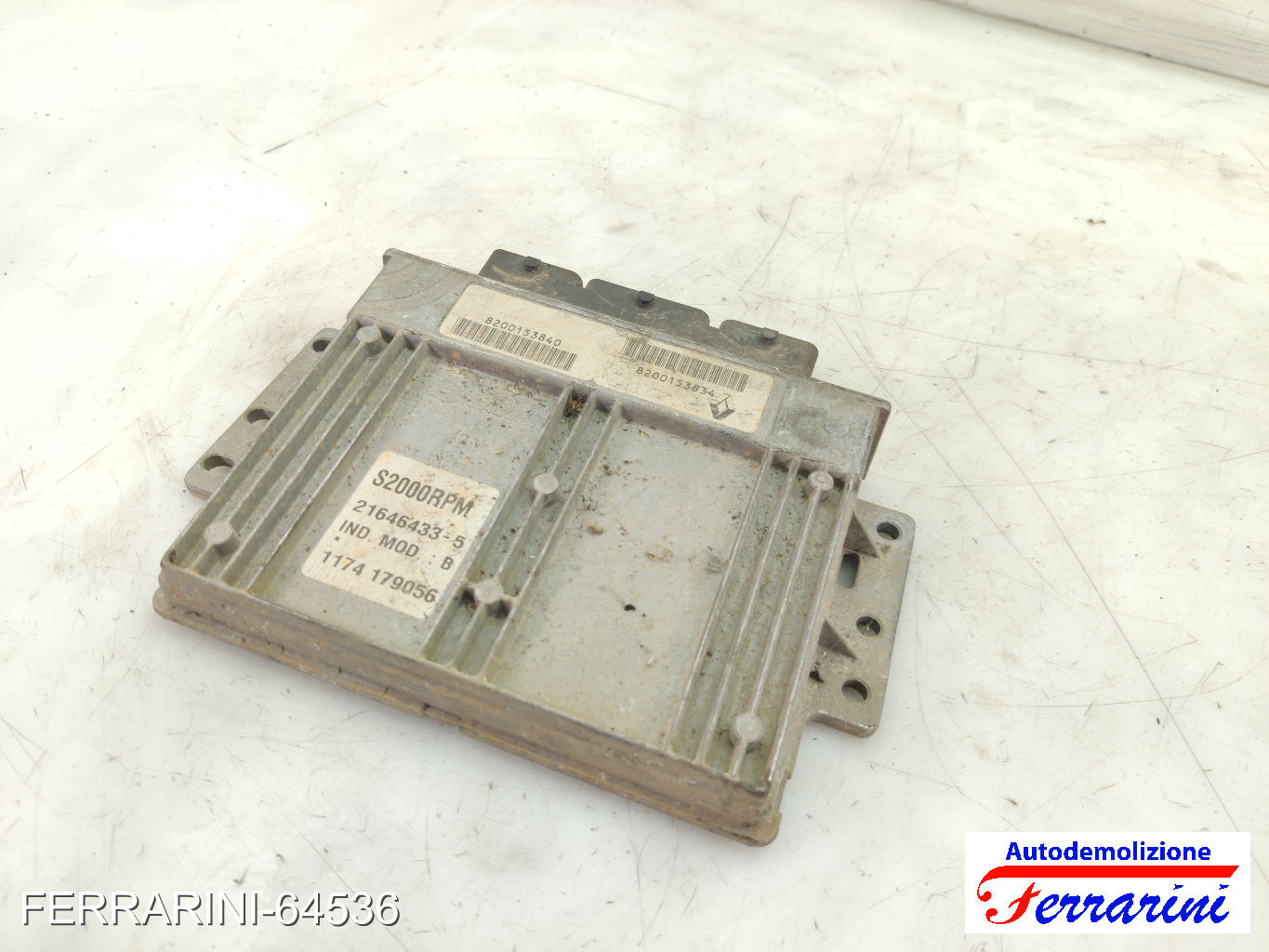 Centralina Motore RENAULT TWINGO 1 C06 1.2 1996-2007 8200153840, 179056