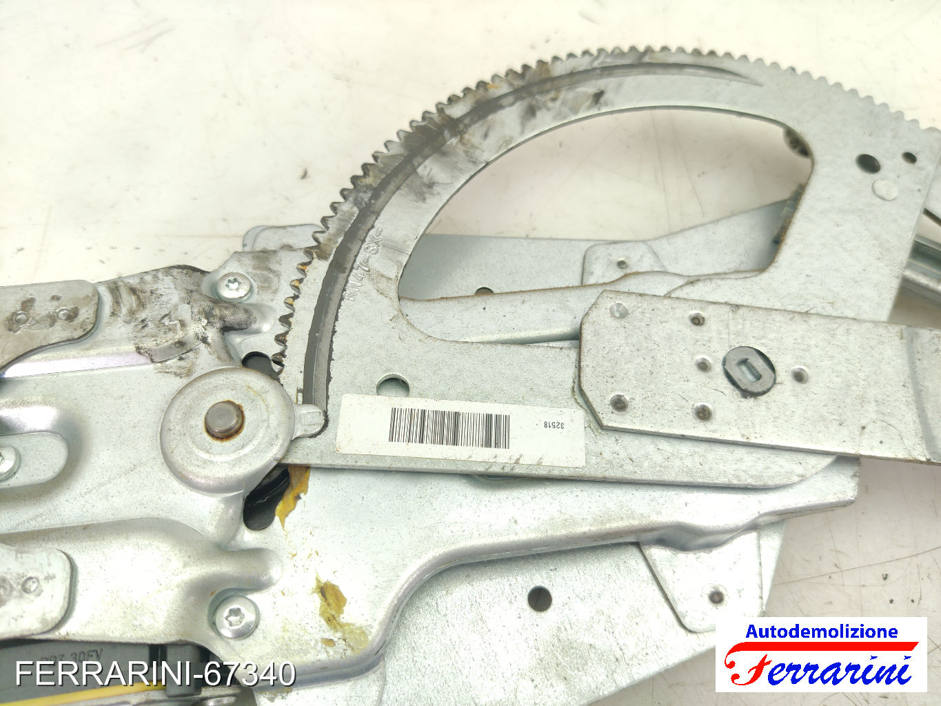 Alzavetro RENAULT KANGOO KC0/1 2001-2007 sinistro, sx, frontale, anteriore 11