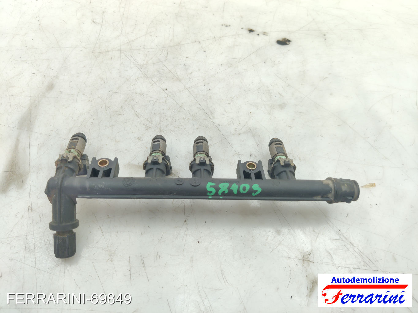 Flauto Con Iniettori FIAT PUNTO 188 1.2 60 1999-2010 71729224, 55183532