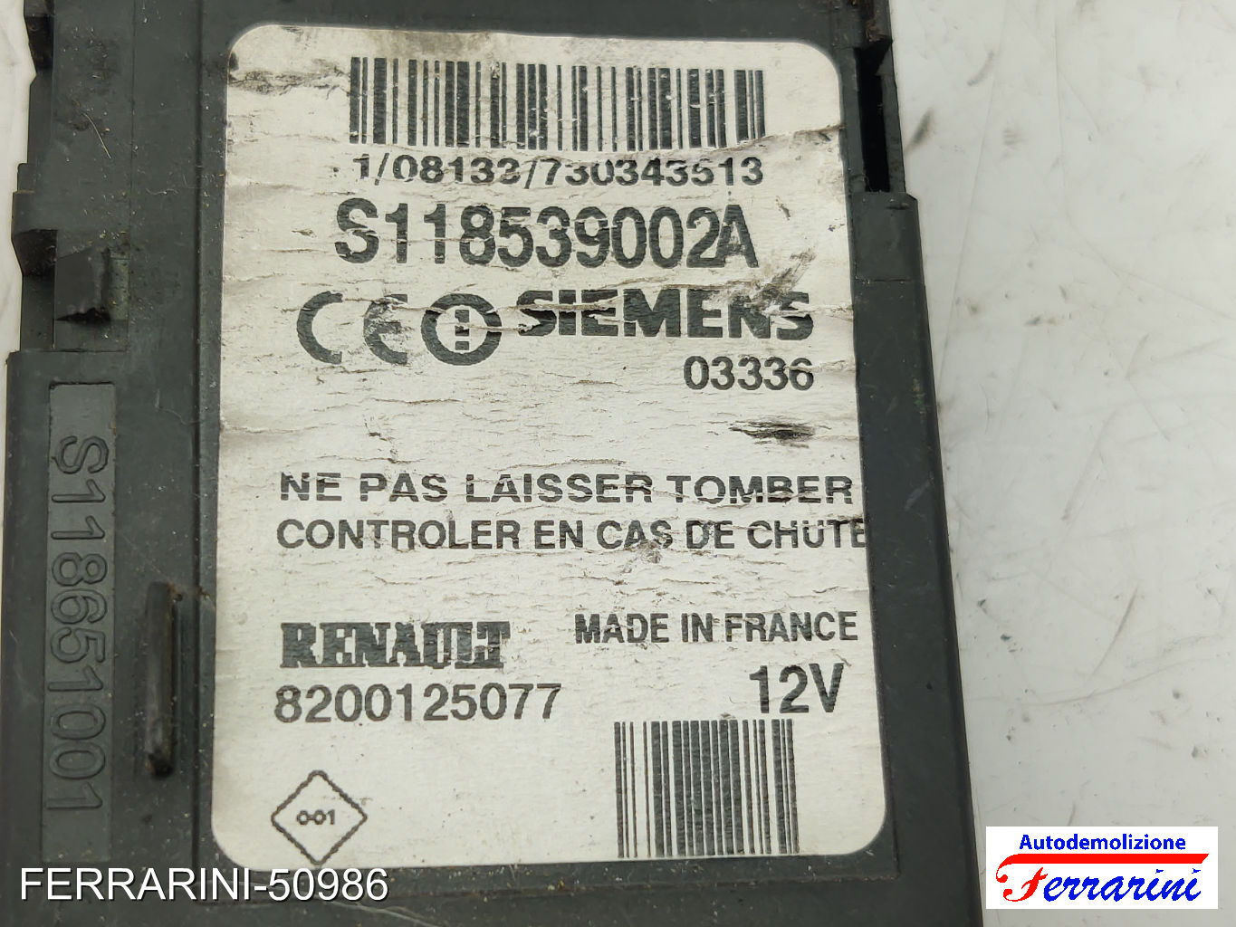 Lettore schede chiave accensione RENAULT SCENIC 2 JM0/1 1.9 DCI 2003-2006
