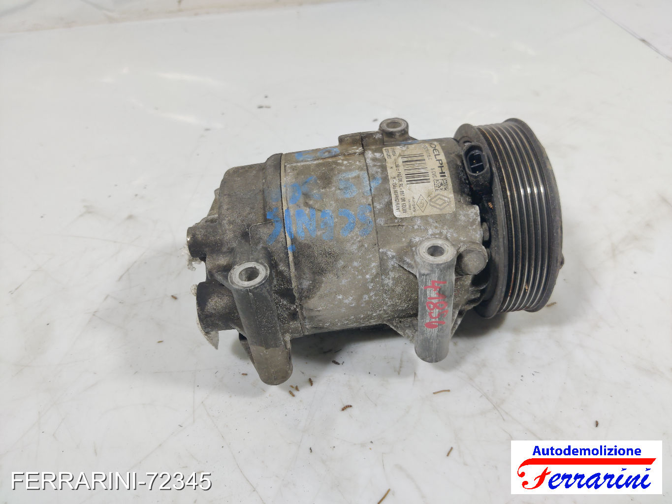 Compressore Clima RENAULT SCENIC 2 JM0/1 1.9 DCI 2005-2008 8200940837, 01140854 10