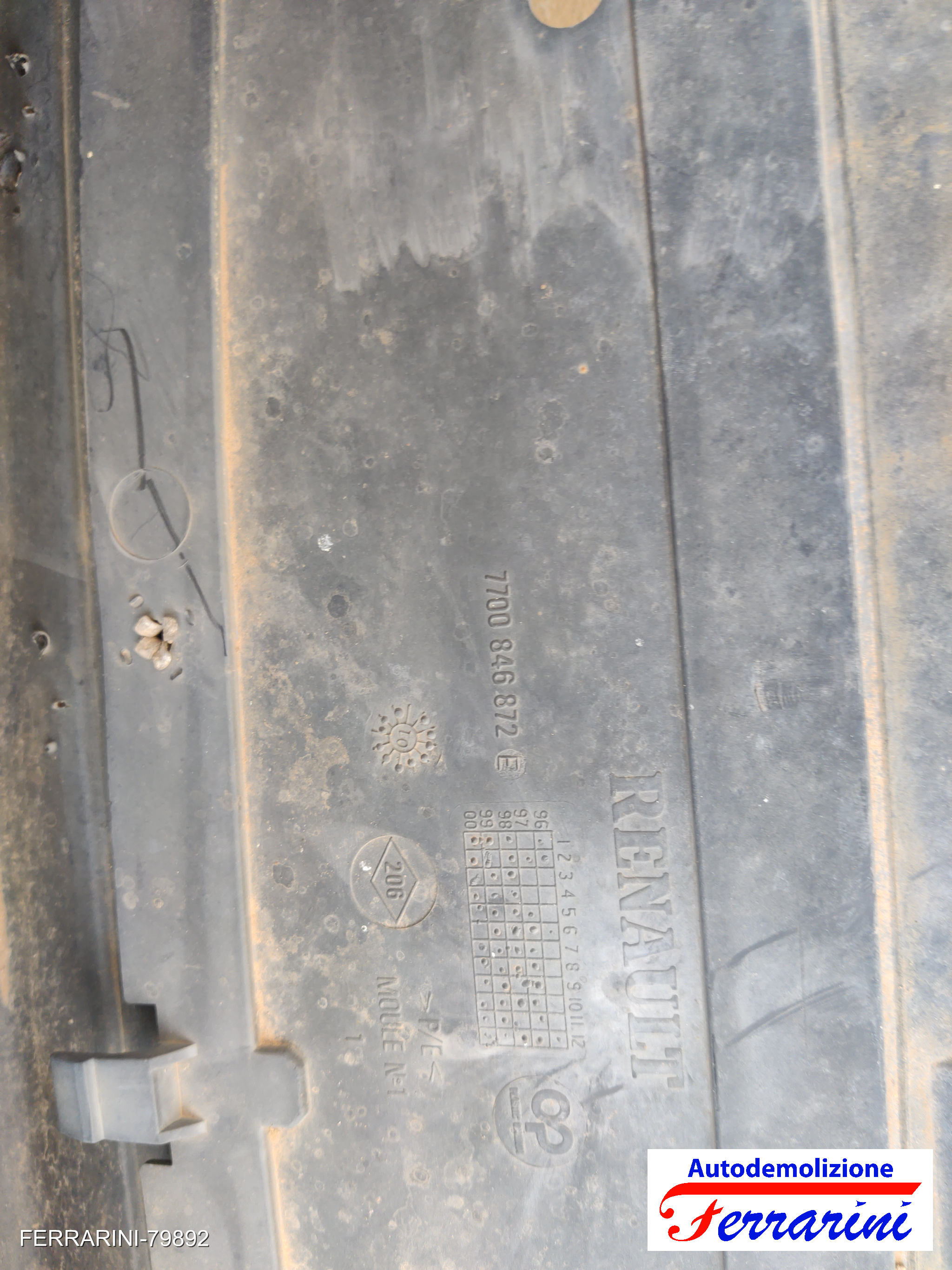 Paraurti RENAULT CLIO 2 BB, CB 2001-2016 Frontale 7700846867, 7700846877 13