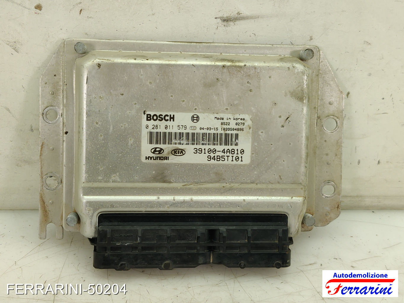 Centralina Motore KIA SORENTO 1 JC 2.5 CRDI 2002-2011 0281011579, 85220279