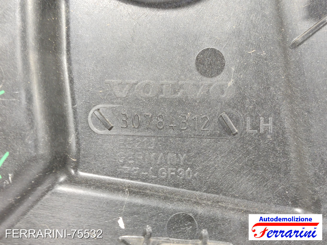 Alzavetro VOLVO V60 1 155 2015-2018 sinistro, sx, posteriore, post 30784312
